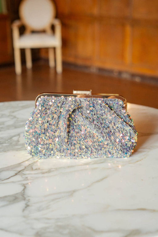 Trixie Sequin Clutch- WS