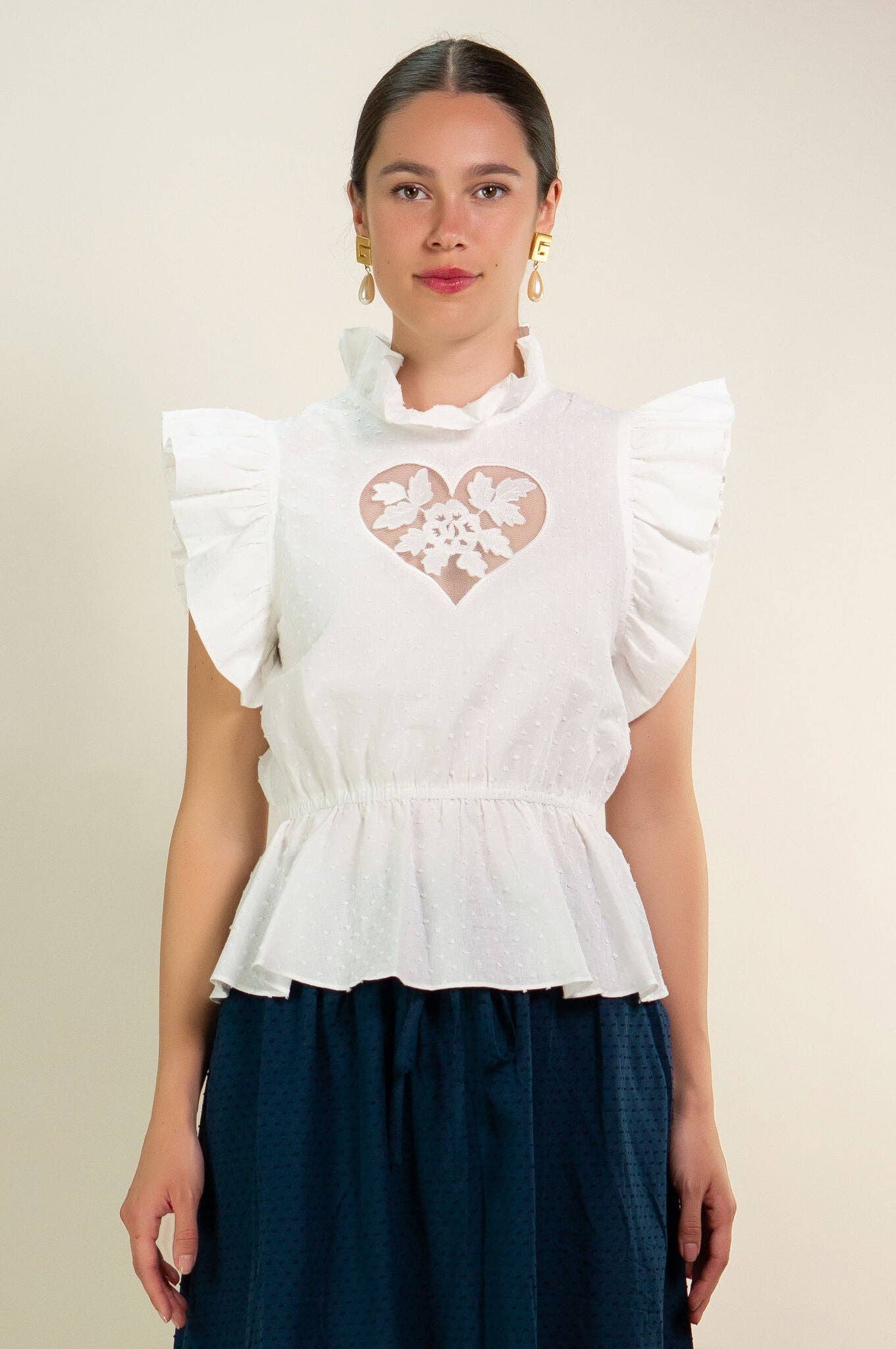 White Heart "Sirsna" Top: M