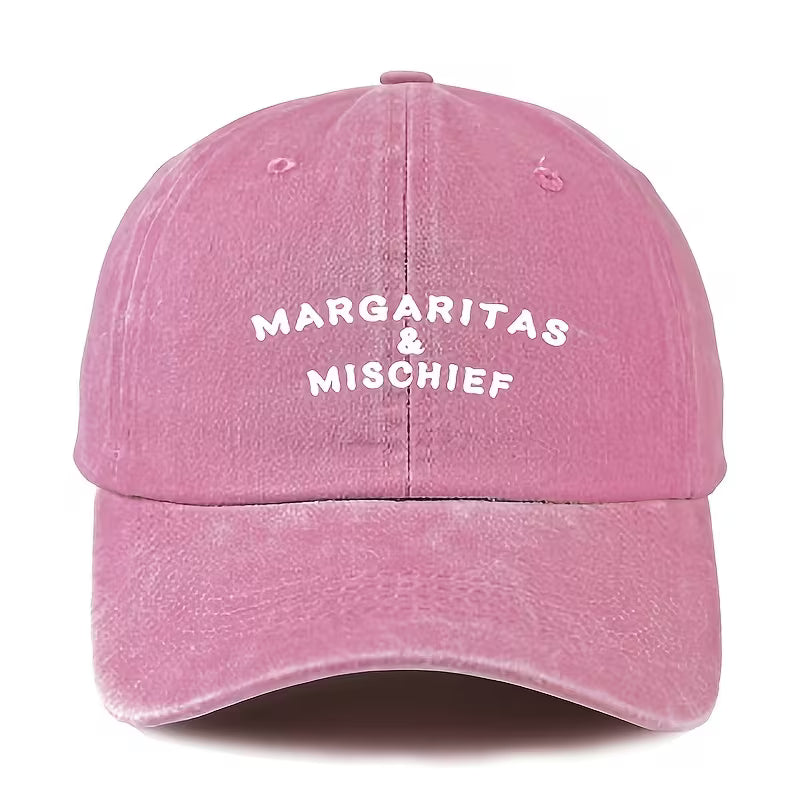 Baseball distress washed cotton hat