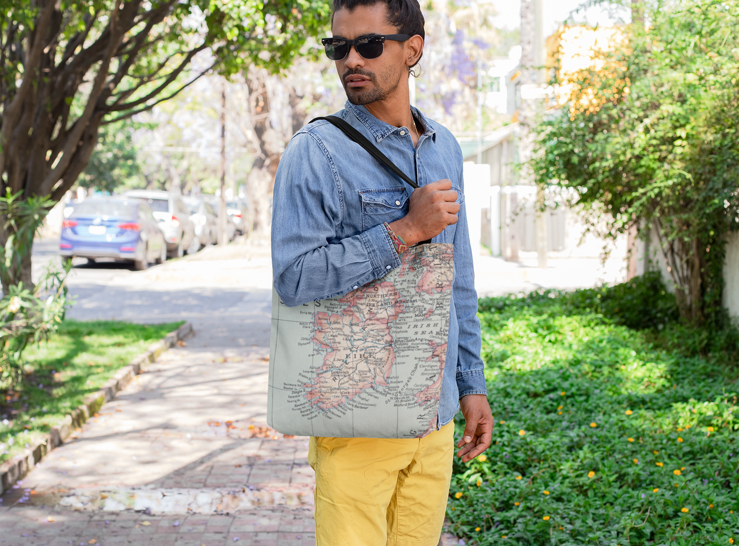 Sea Island   |    Georgia Map Tote Bag