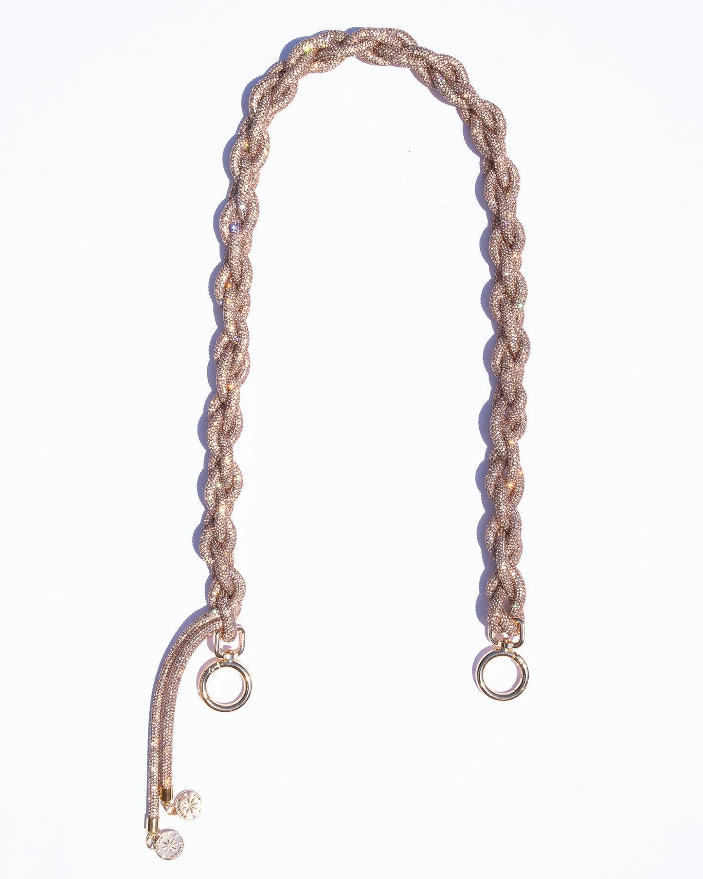 Rocknot   |    Rose Gold Chain 50" with Lyla Blush Pouch