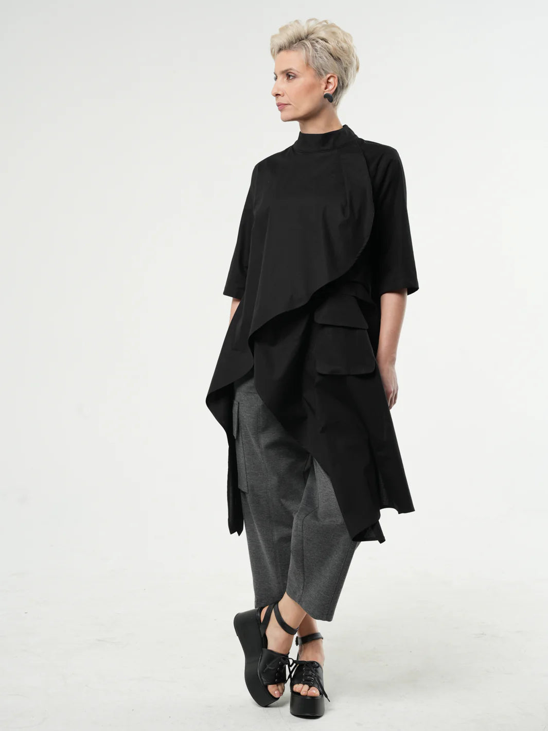 Metamorphoza   |    Asymmetric Tunic Shirt