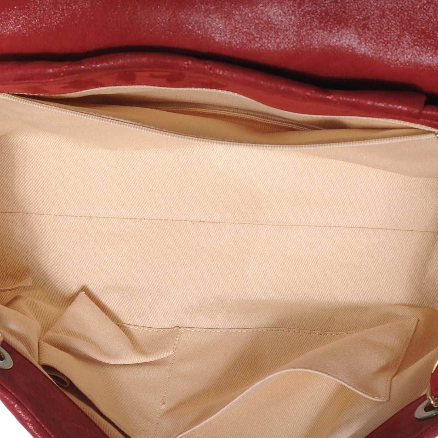 Chanel   |   Large Iridescent Calfskin Single Flap Shoulder Bag