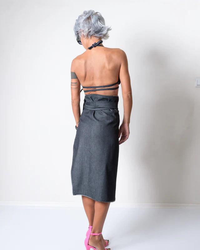 Locker Room   |    Denim Extravagant Three Piece Set