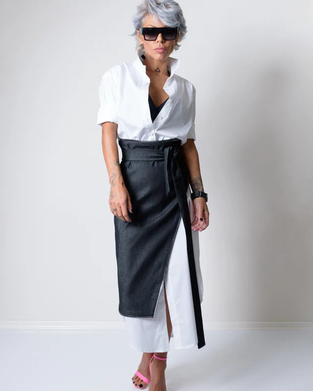 Locker Room   |    Denim Extravagant Three Piece Set