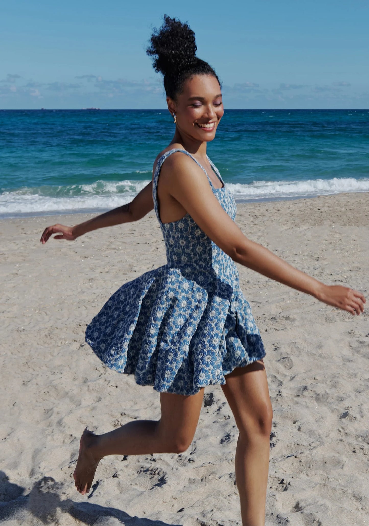 Arianne Elmy   |  Denim La Bubble Dress