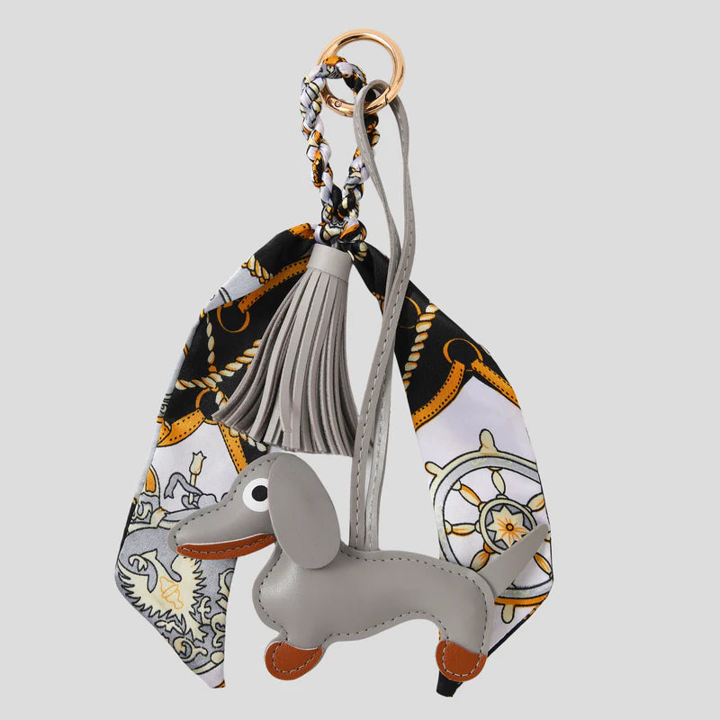 Bag Charms   |    Grey Dog