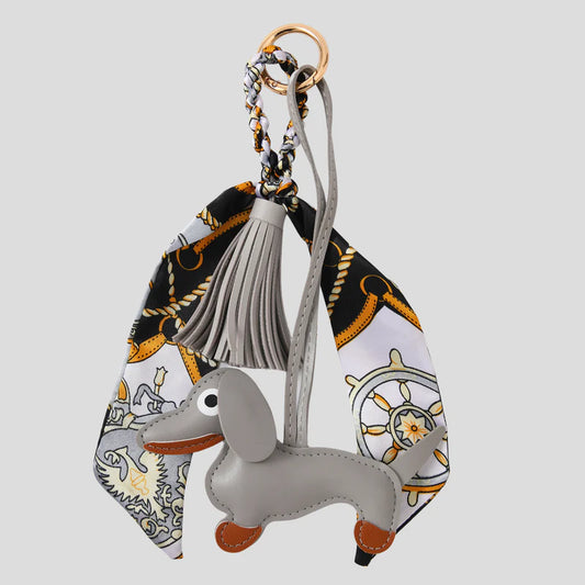 Bag Charms   |    Grey Dog