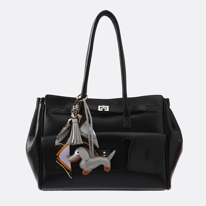 Bag Charms   |    Grey Dog