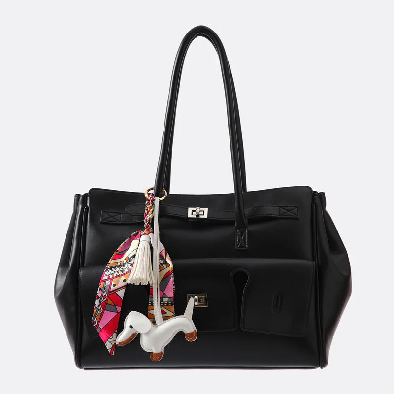 Bag Charms   |    White Dog