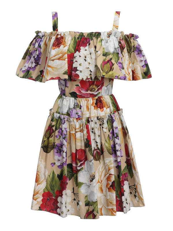 Dolce & Gabbana   |     Floral Poplin Dress