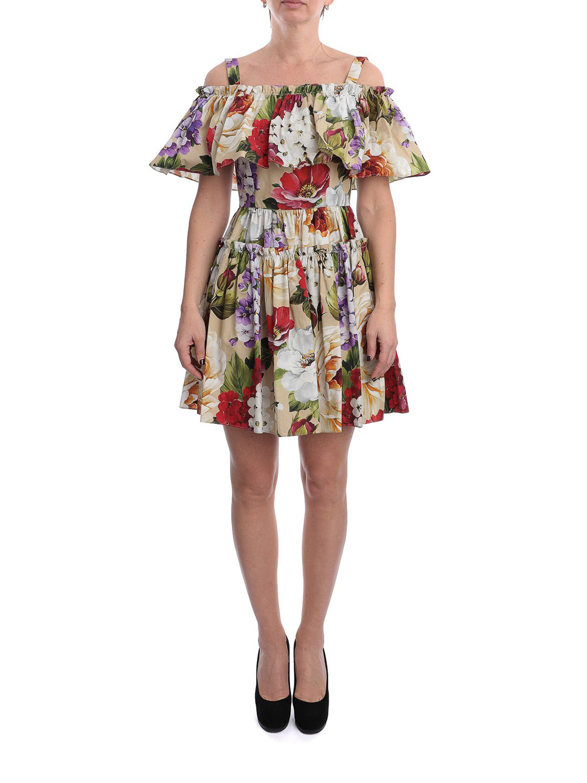 Dolce & Gabbana   |     Floral Poplin Dress