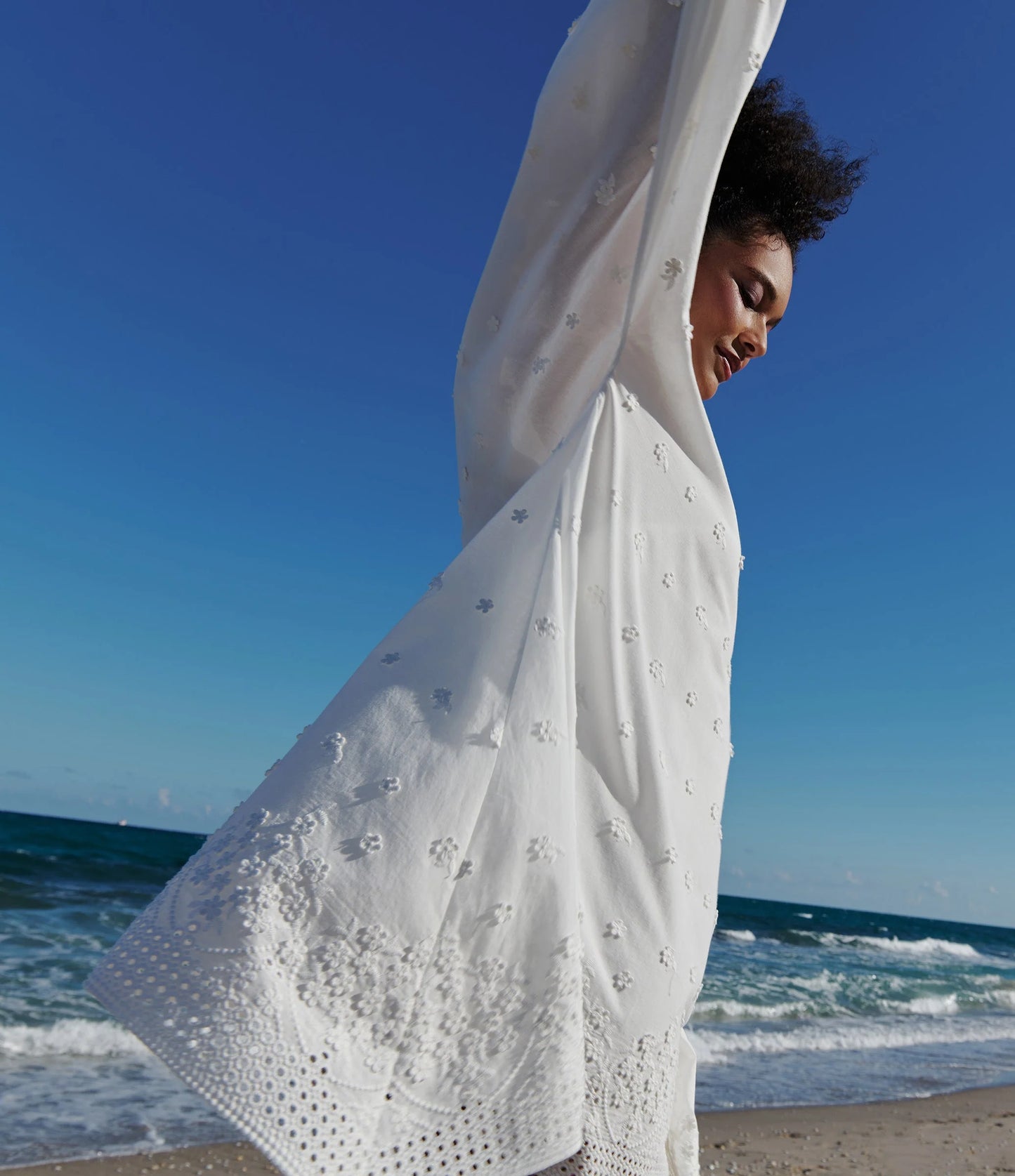 Arianne Elmy   |  English Garden Embroidered Cotton Good Luck Dress