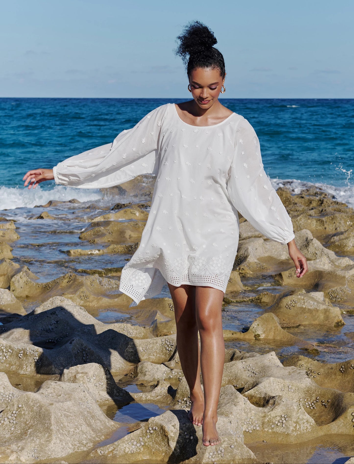 Arianne Elmy   |  English Garden Embroidered Cotton Good Luck Dress