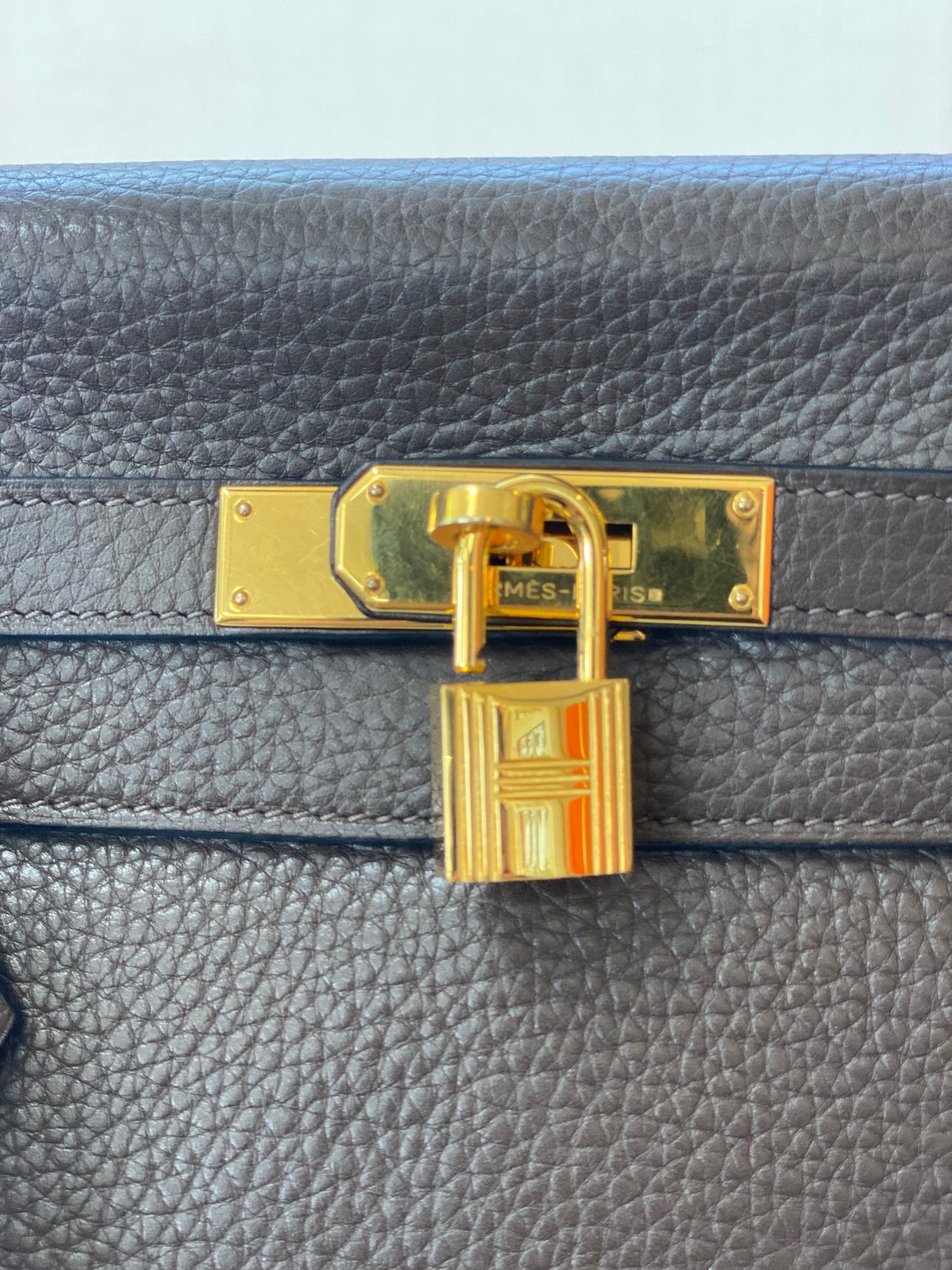Vintage Hermes Kelly Retourne 35 Handbag