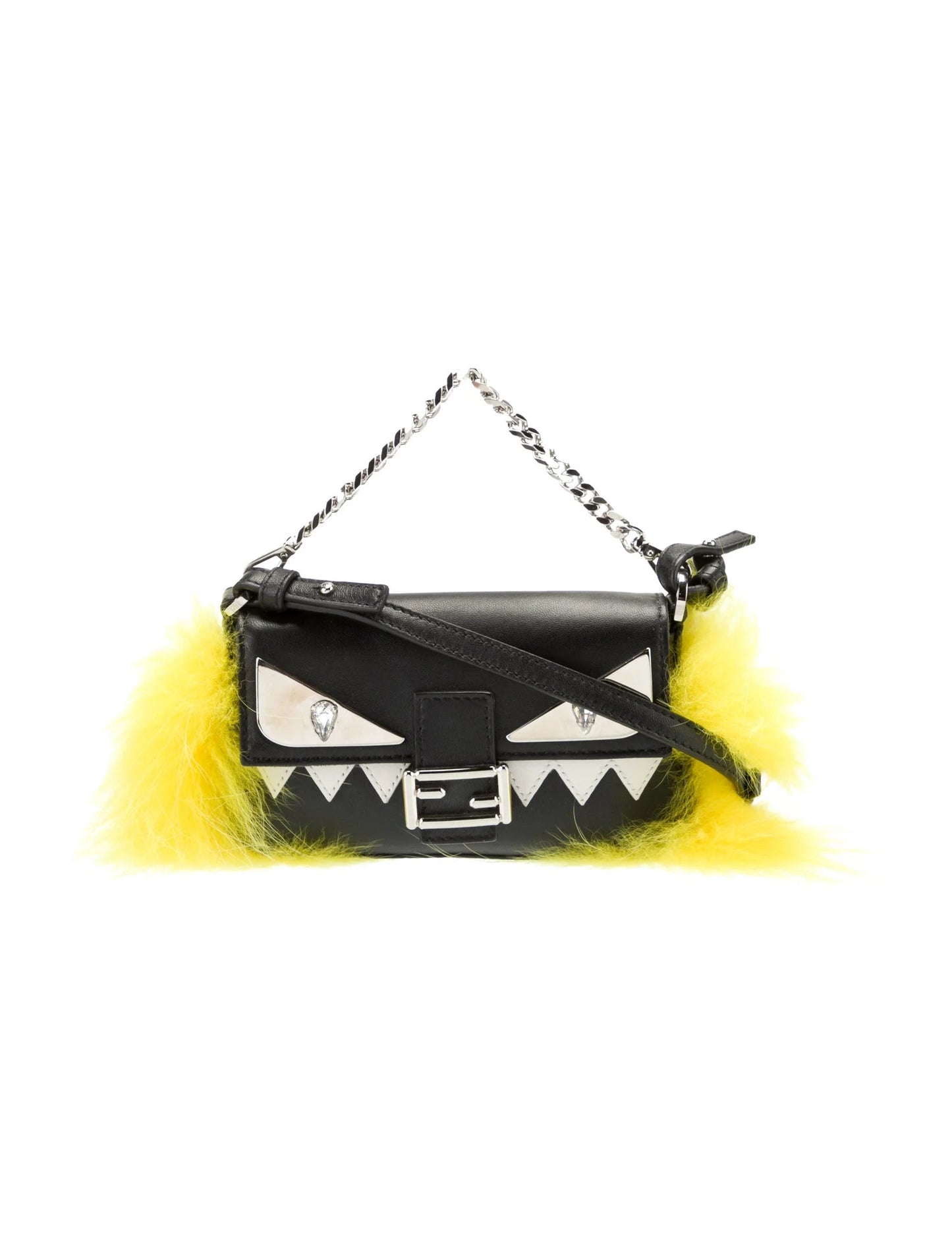 Fendi   |    Monsters Motif Shoulder Bag
