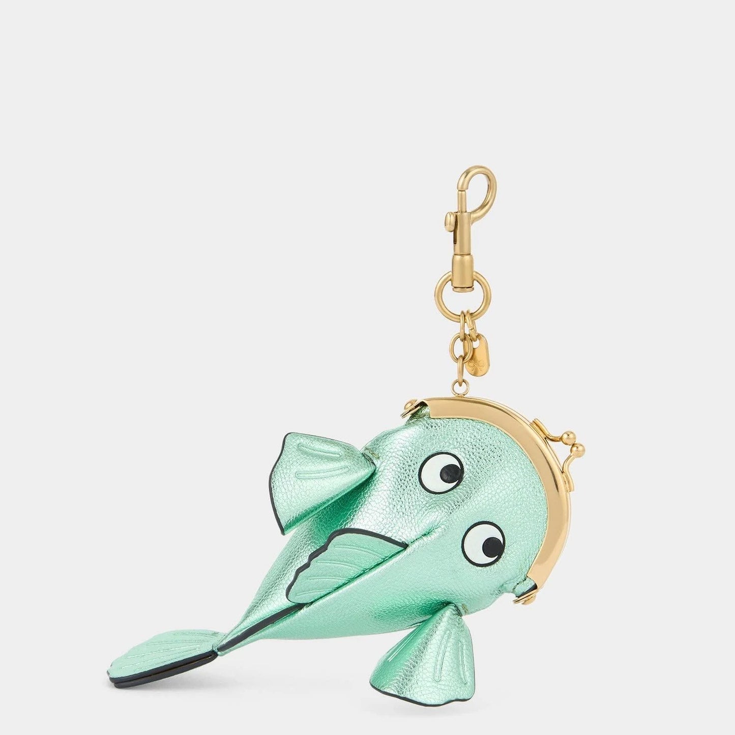 Anya Hindmarch   |    Fish Coin Purse Charm (Green)