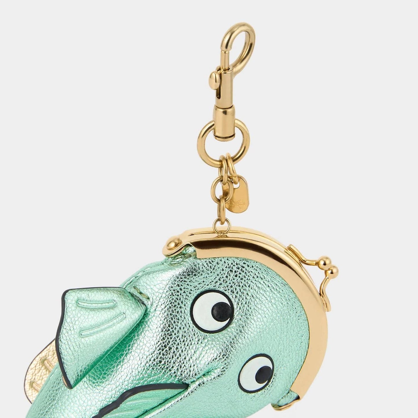 Anya Hindmarch   |    Fish Coin Purse Charm (Green)