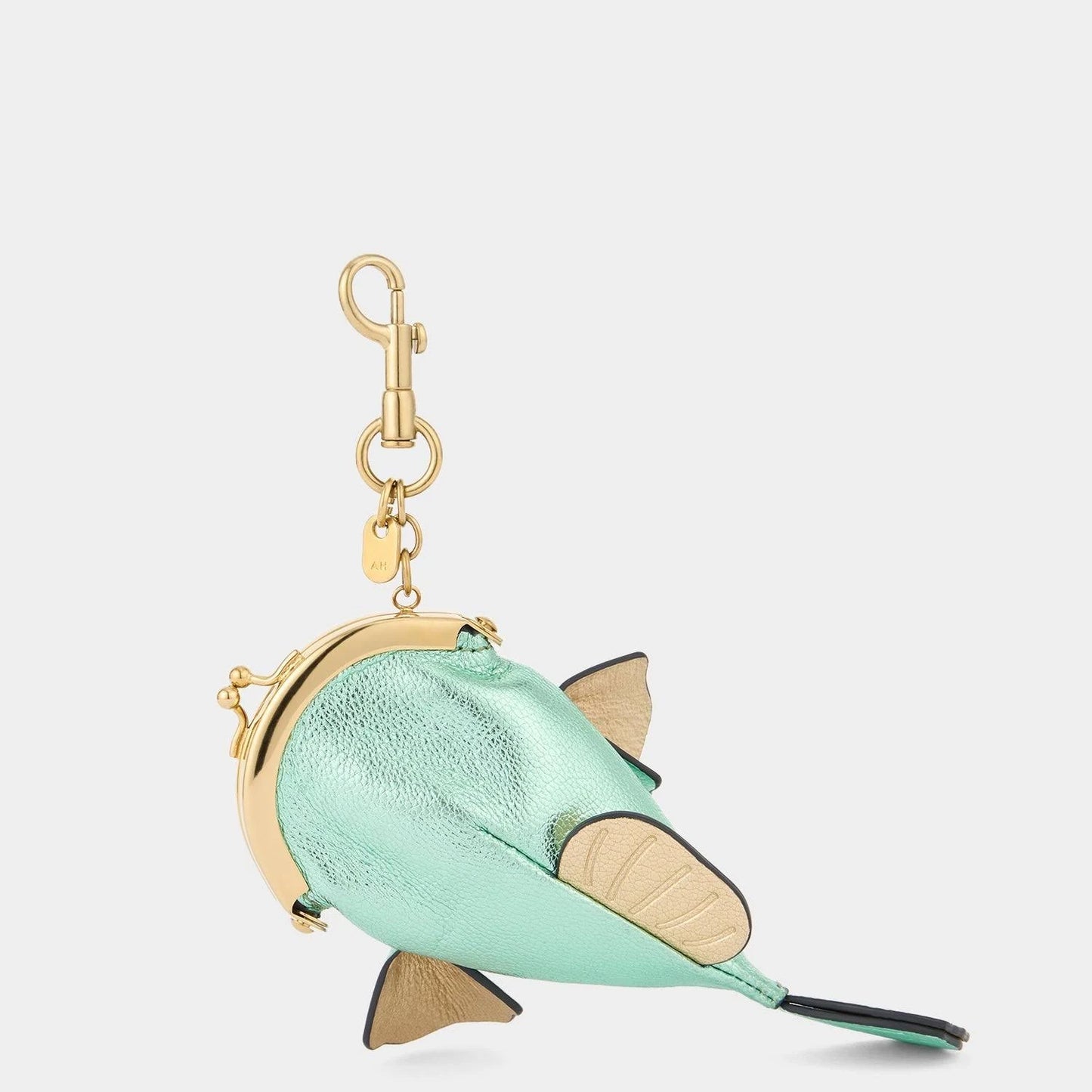 Anya Hindmarch   |    Fish Coin Purse Charm (Green)