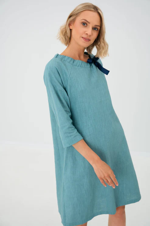 Le Muse   |  French Cocktail Linen Dress