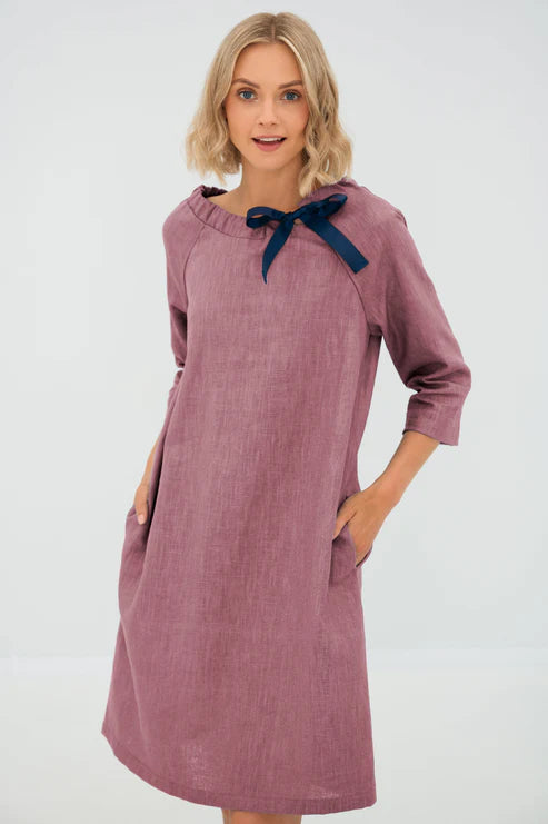 Le Muse   |  French Cocktail Linen Dress