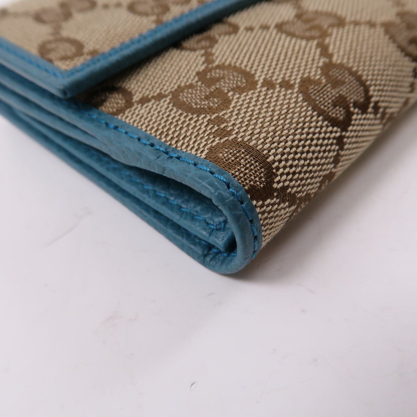 Gucci   |    Canvas Long Wallet Gold Paper Long Wallet