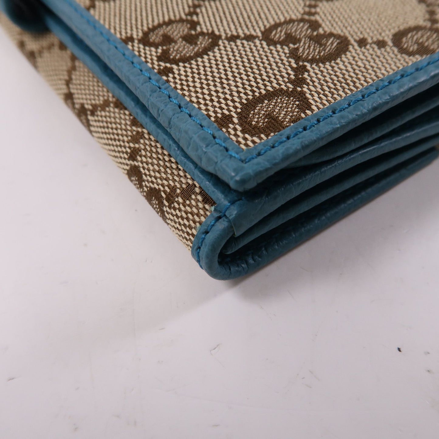 Gucci   |    Canvas Long Wallet Gold Paper Long Wallet