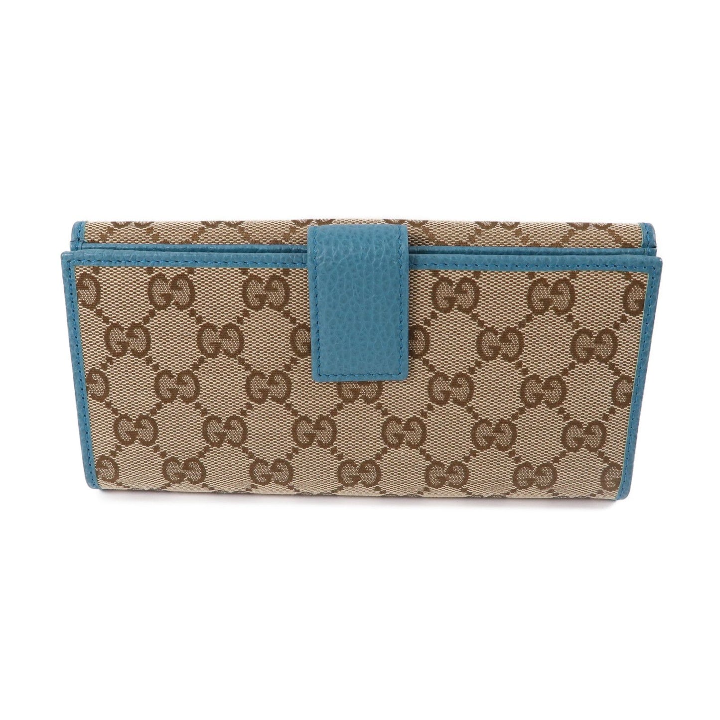 Gucci   |    Canvas Long Wallet Gold Paper Long Wallet