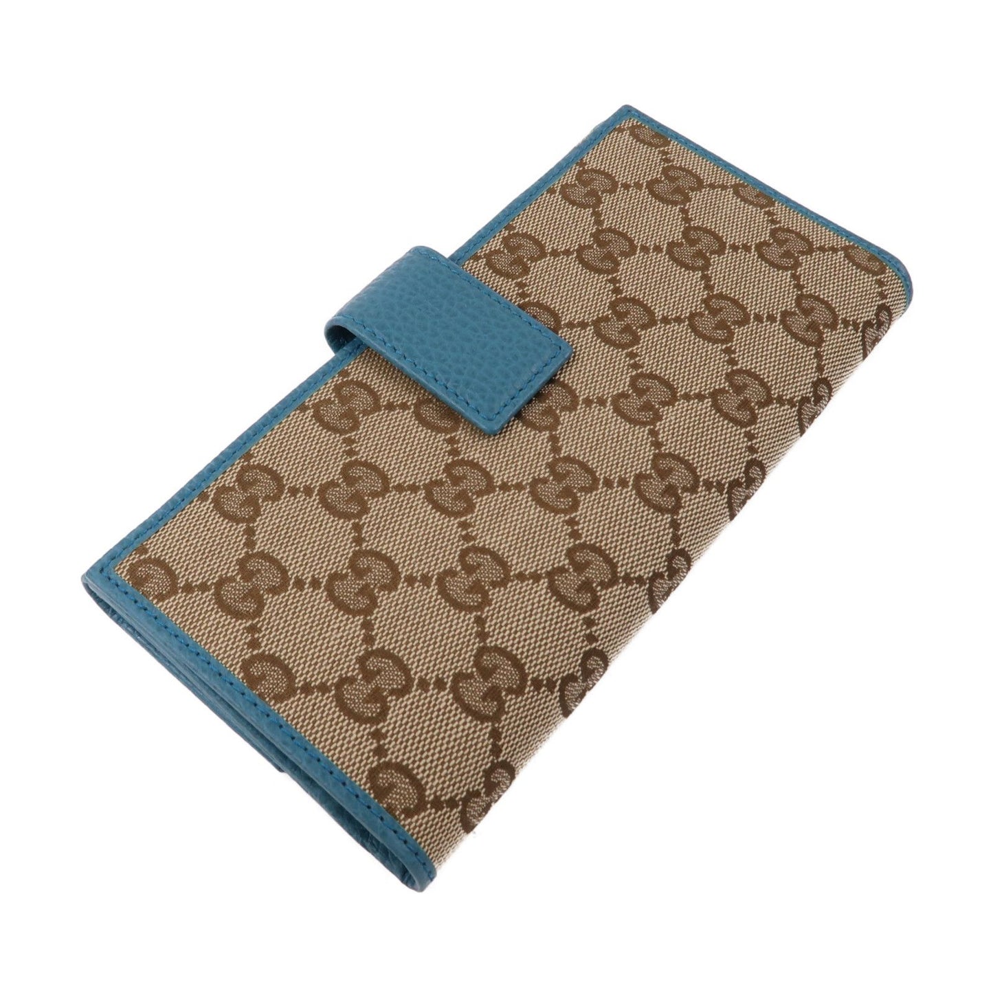 Gucci   |    Canvas Long Wallet Gold Paper Long Wallet