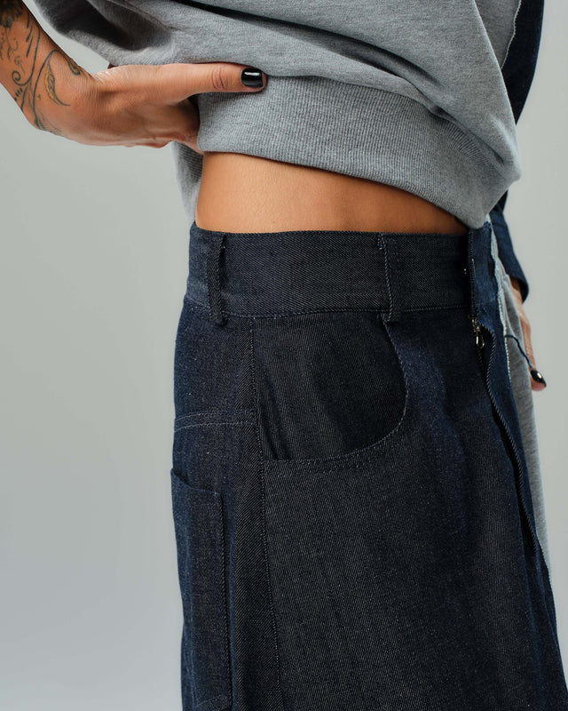 Locker Room   |    Grey and Denim Co-Ord Set