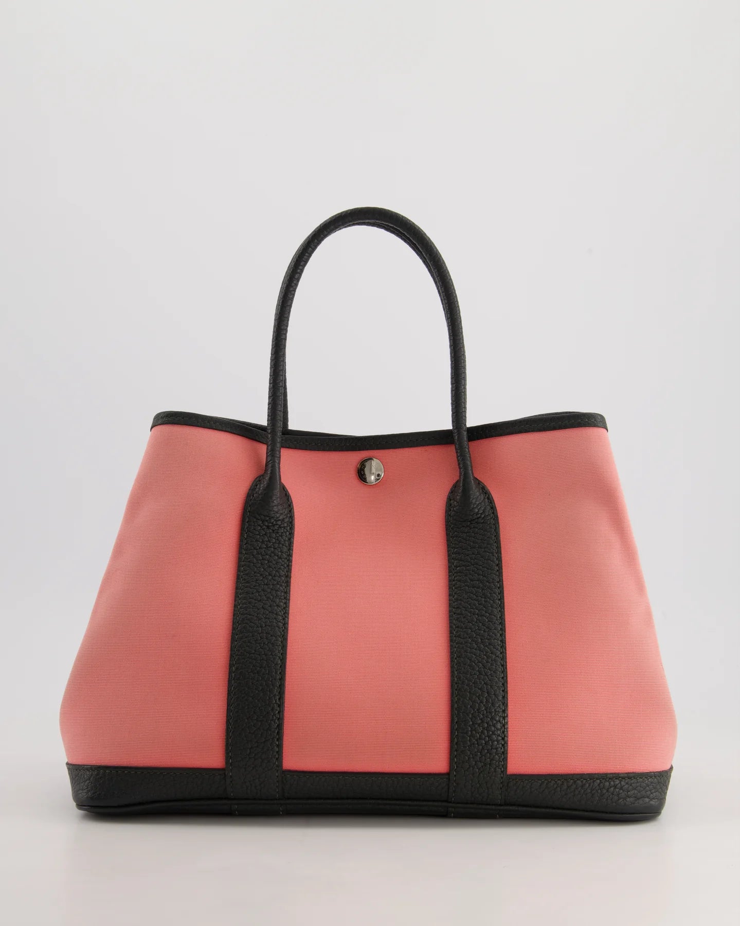 Hermès   |   Pink Garden Party 30, Negonda Toile PHW A Stamp