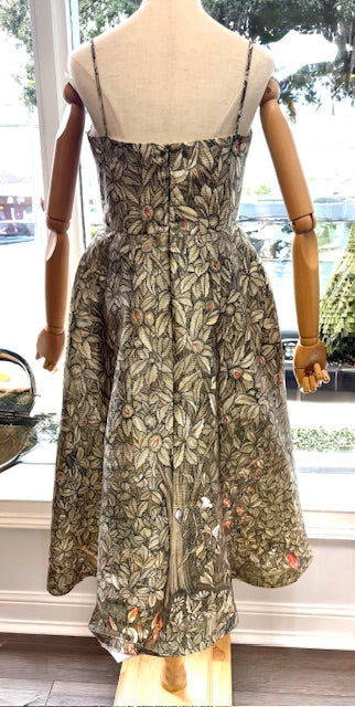Miss Rosier   |    Claudia Green Jungle Print Midi Dress