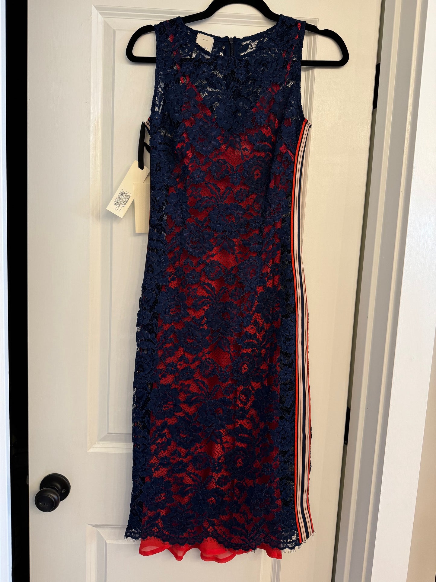 Pinko   |   Vintage Blue Lace Sheath Dress