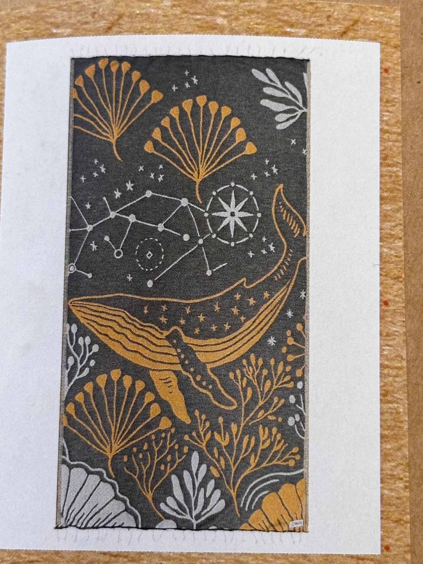 sand cloud   |   Dark Blue Whale Print