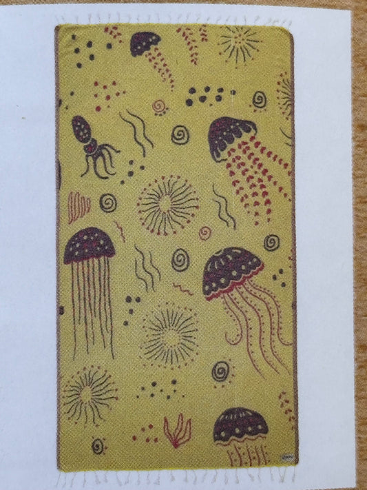 sand cloud   |   Yellow Jellyfish Print