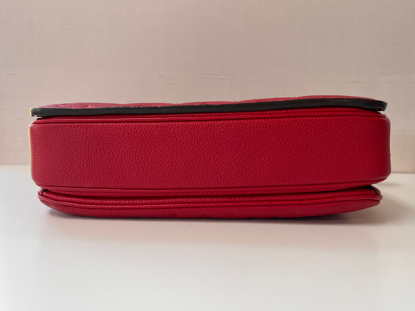 Vintage Louis Vuitton Metis Satchel in red Monogram Empreinte Leather