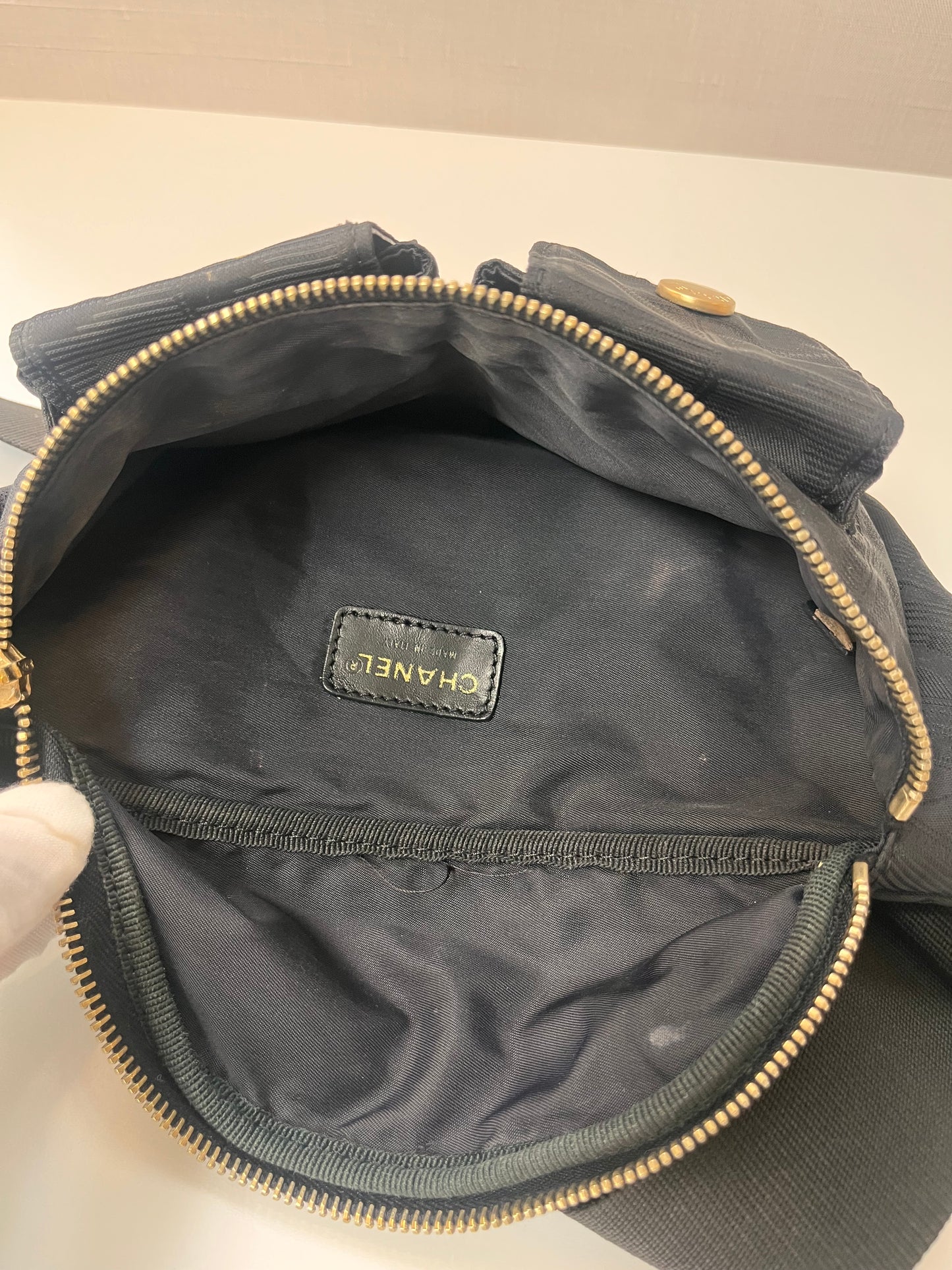 Vintage Chanel Travel Ligne Waist Bag