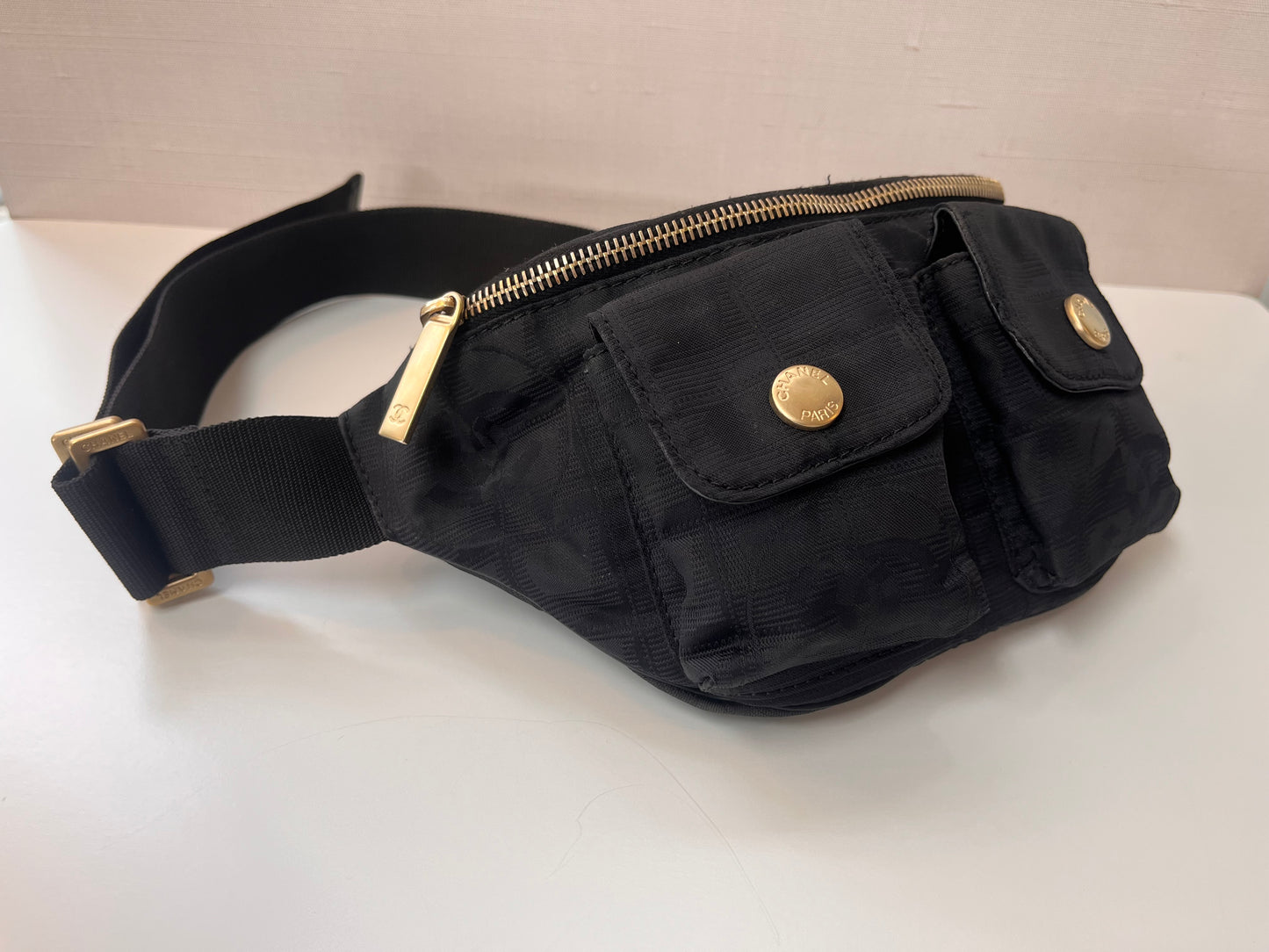 Vintage Chanel Travel Ligne Waist Bag