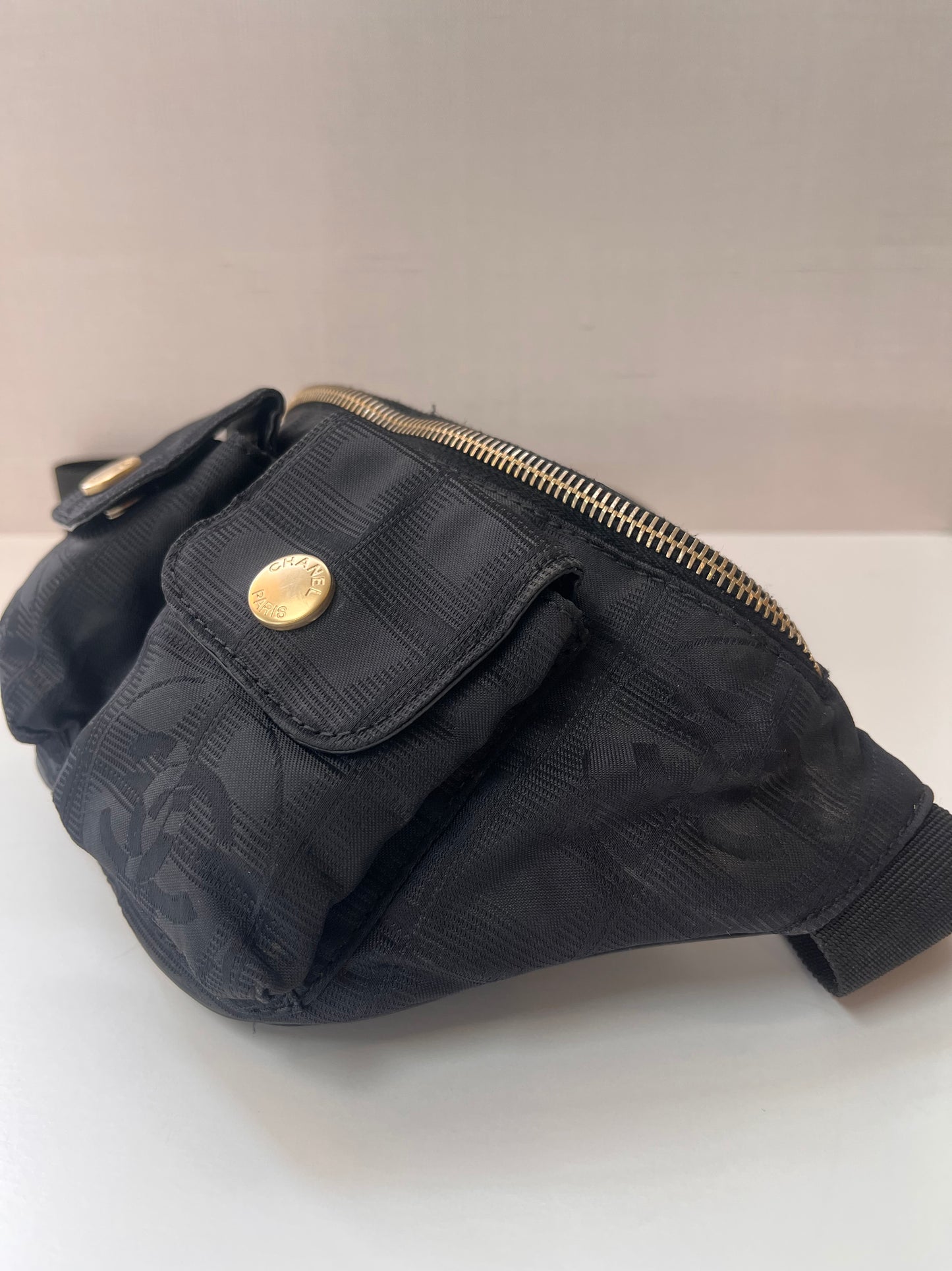 Vintage Chanel Travel Ligne Waist Bag