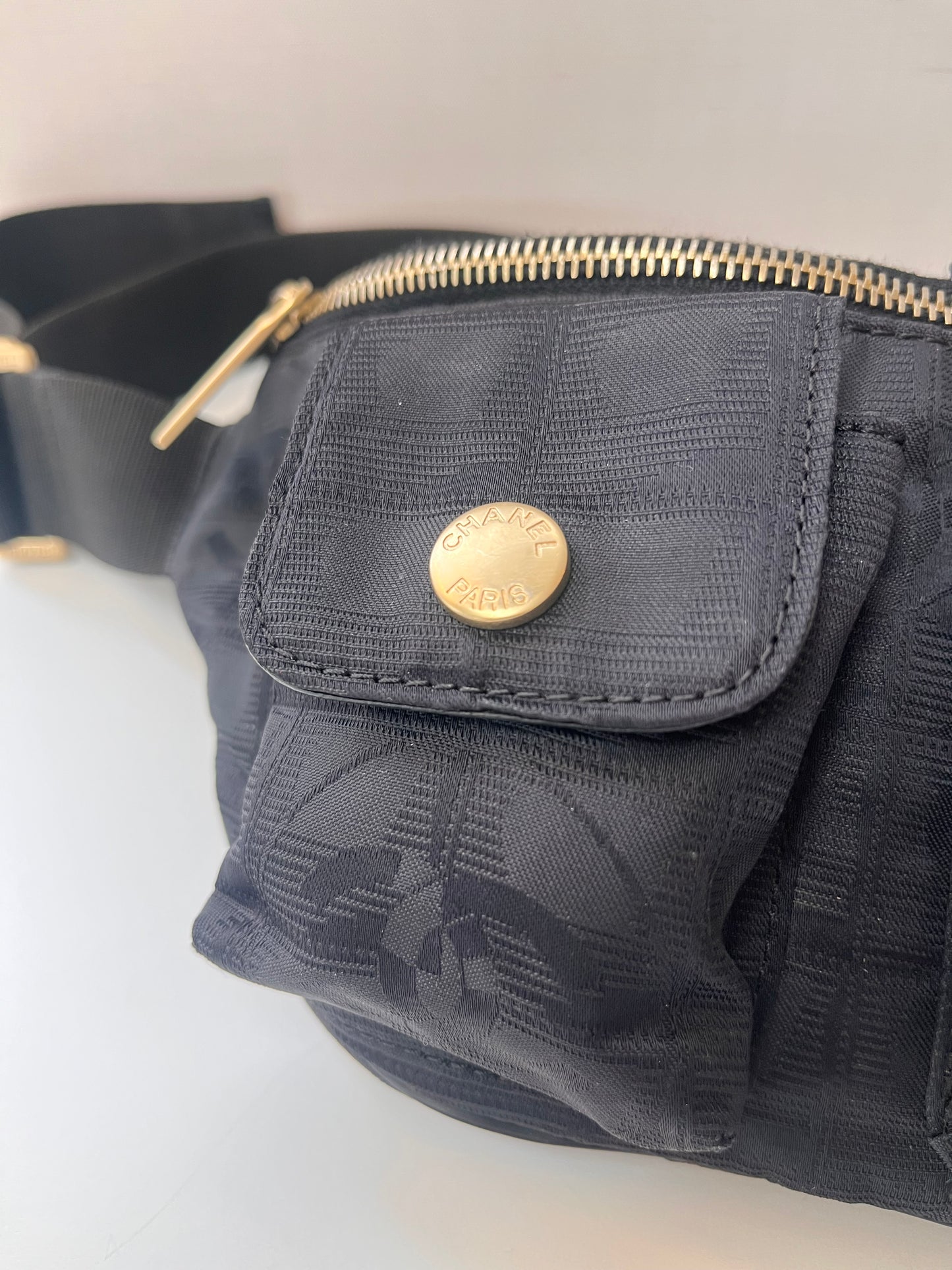 Vintage Chanel Travel Ligne Waist Bag