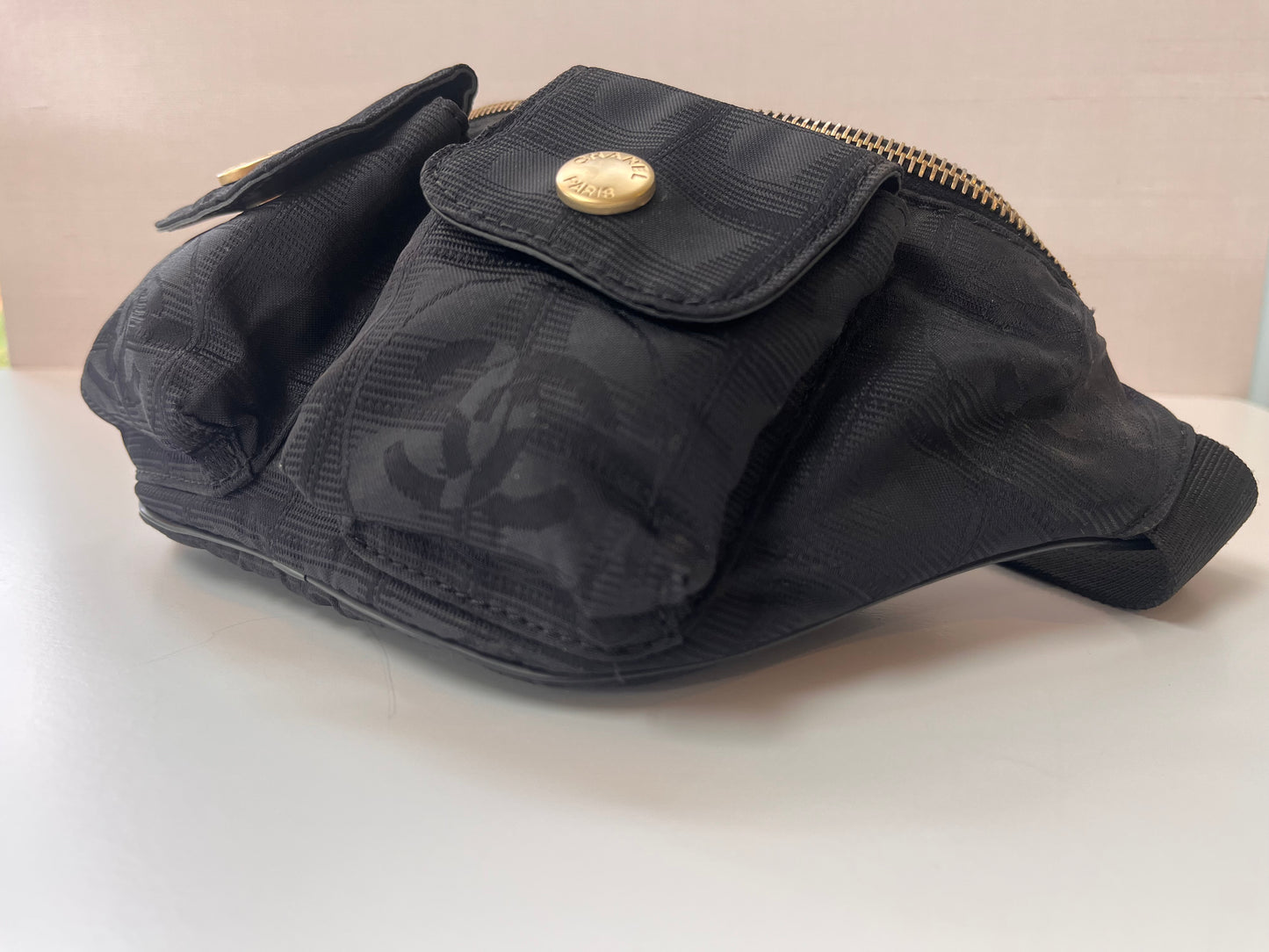 Vintage Chanel Travel Ligne Waist Bag