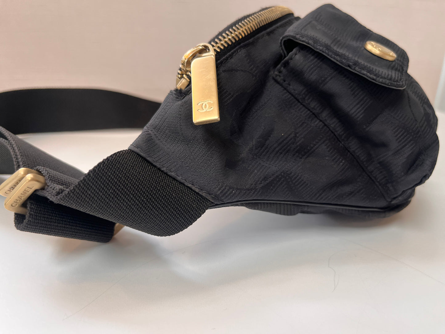 Vintage Chanel Travel Ligne Waist Bag