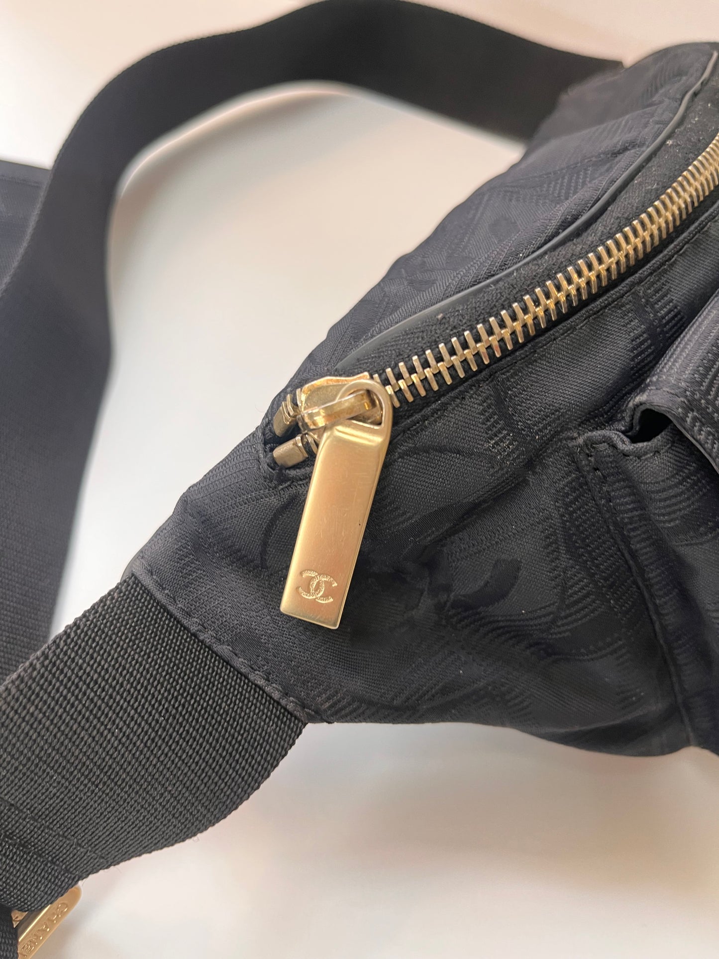 Vintage Chanel Travel Ligne Waist Bag