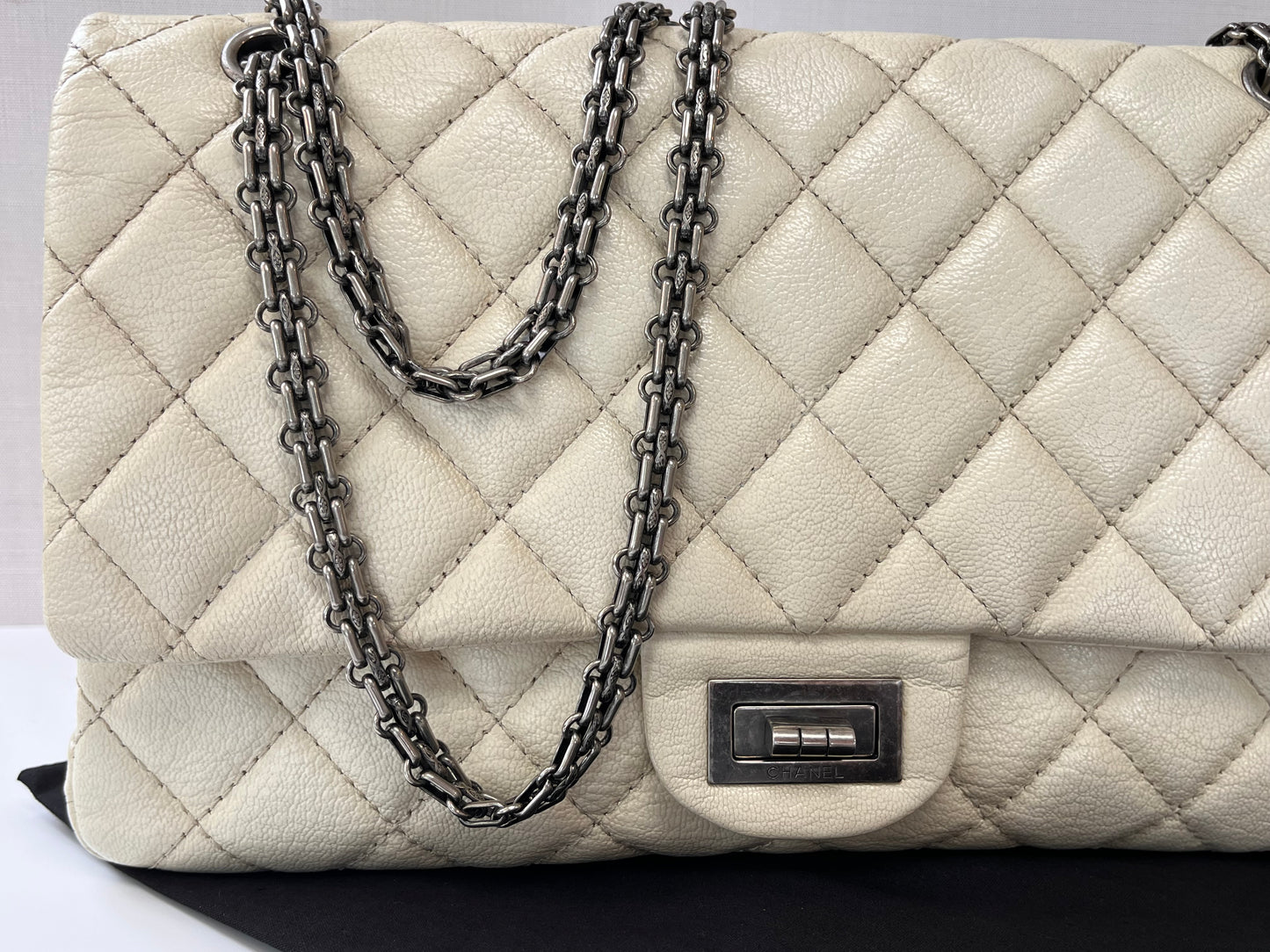Off White Chanel Reissue Bag