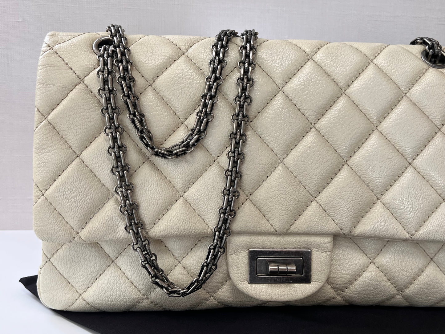 Off White Chanel Reissue Bag