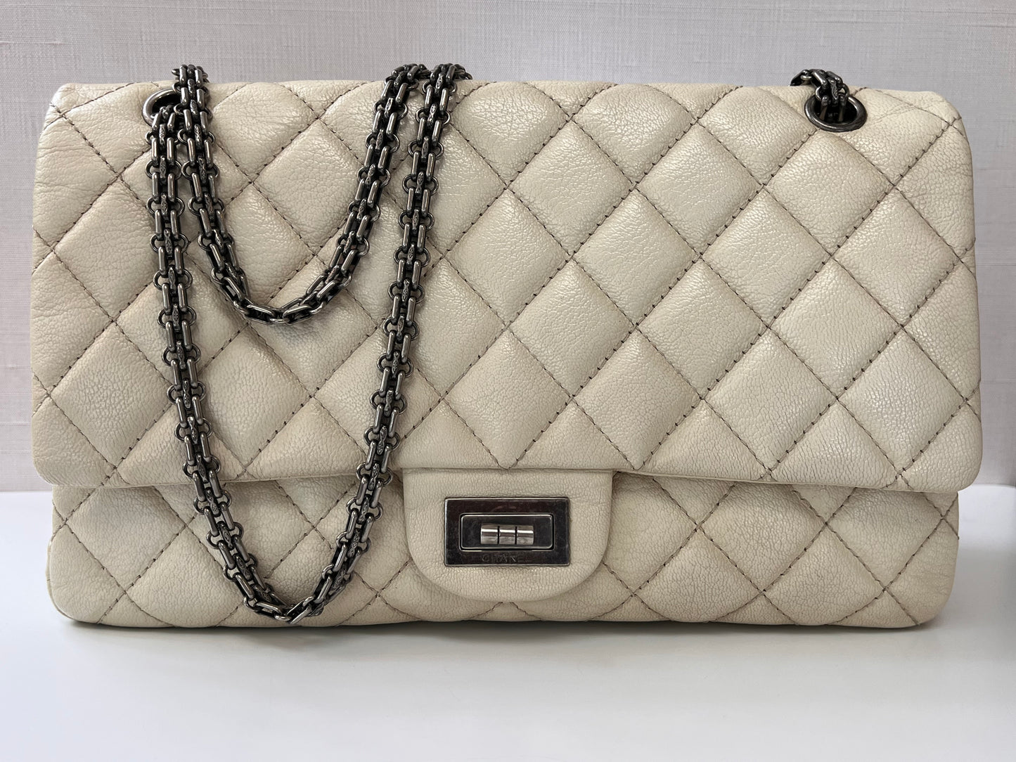 Off White Chanel Reissue Bag