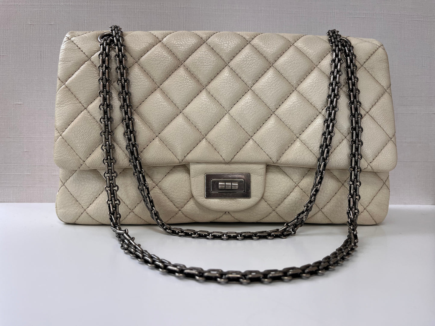 Off White Chanel Reissue Bag