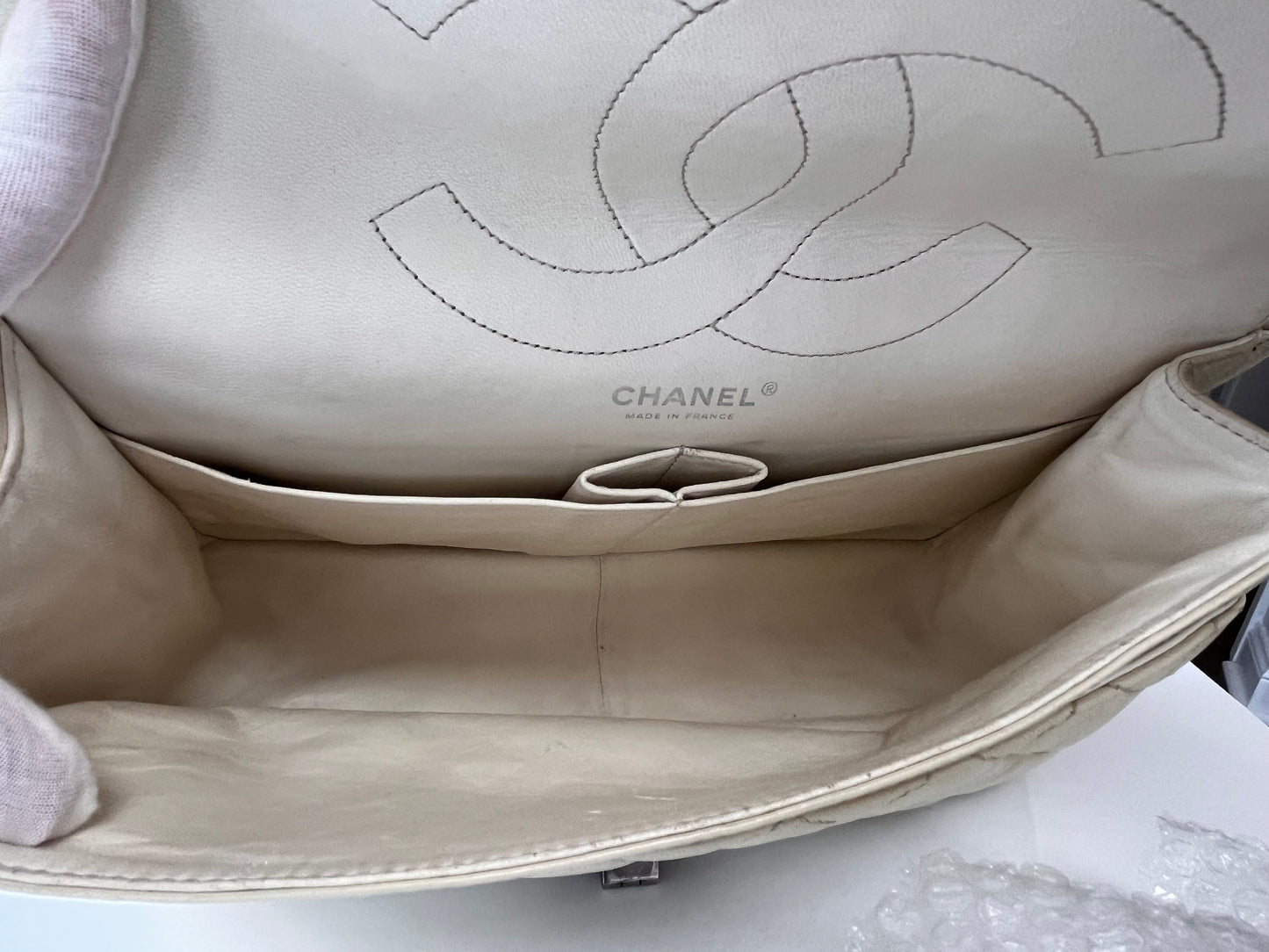 Off White Chanel Reissue Bag