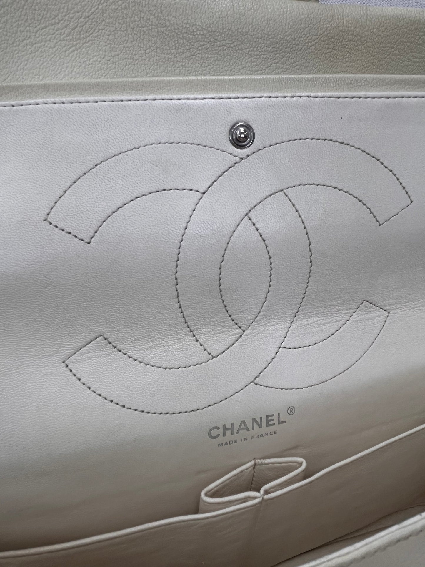 Off White Chanel Reissue Bag