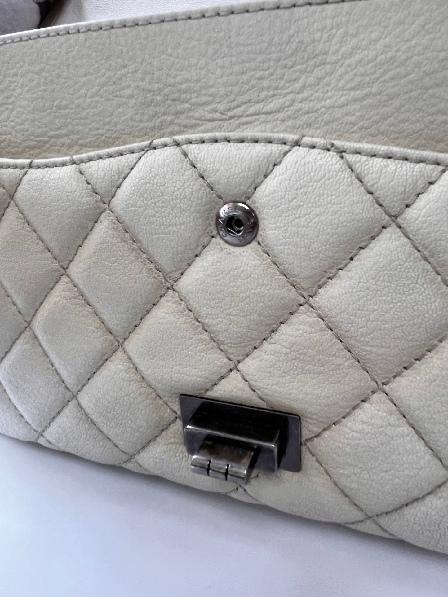 Off White Chanel Reissue Bag